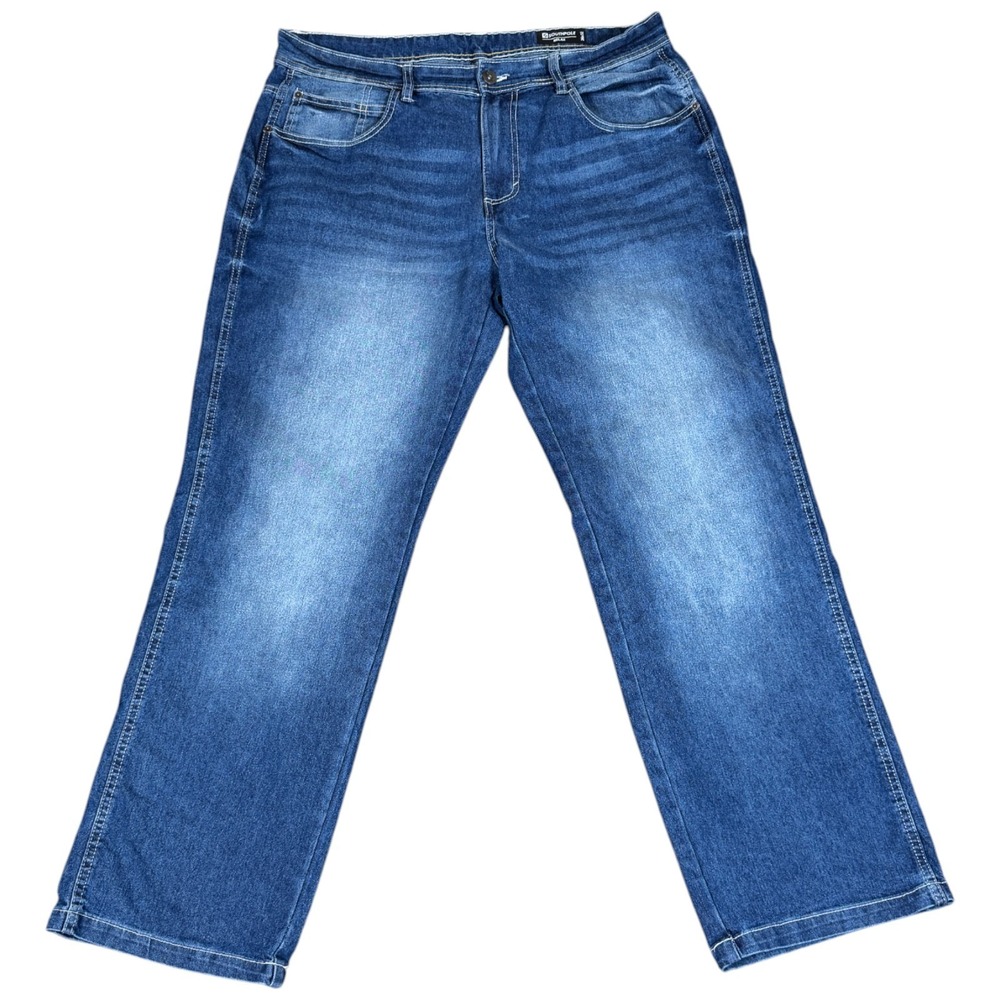 Southpole Jeans Mens 36x32 Blue Denim‎ Cotton Relaxed Fit Medium Wash Streetwear